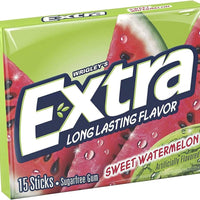 Shop Wrigleys Extra Sweet Watermelon Flavoured Sugar free Chewing Gum - Single Pack
